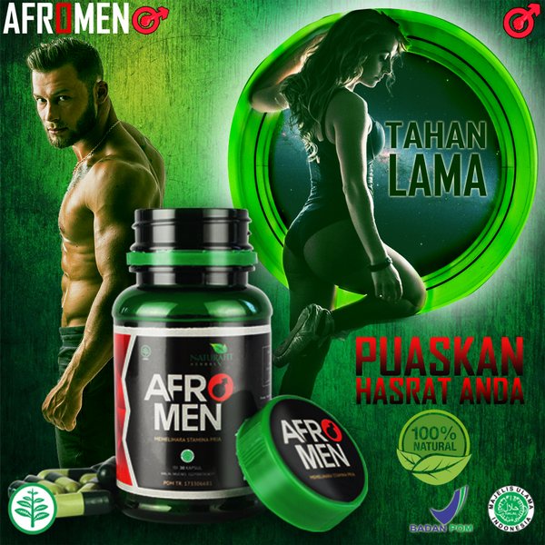 AFROMEN ORIGINAL OBAT HERBAL STAMINA PRIA DEWASA TERBAIK BPOM