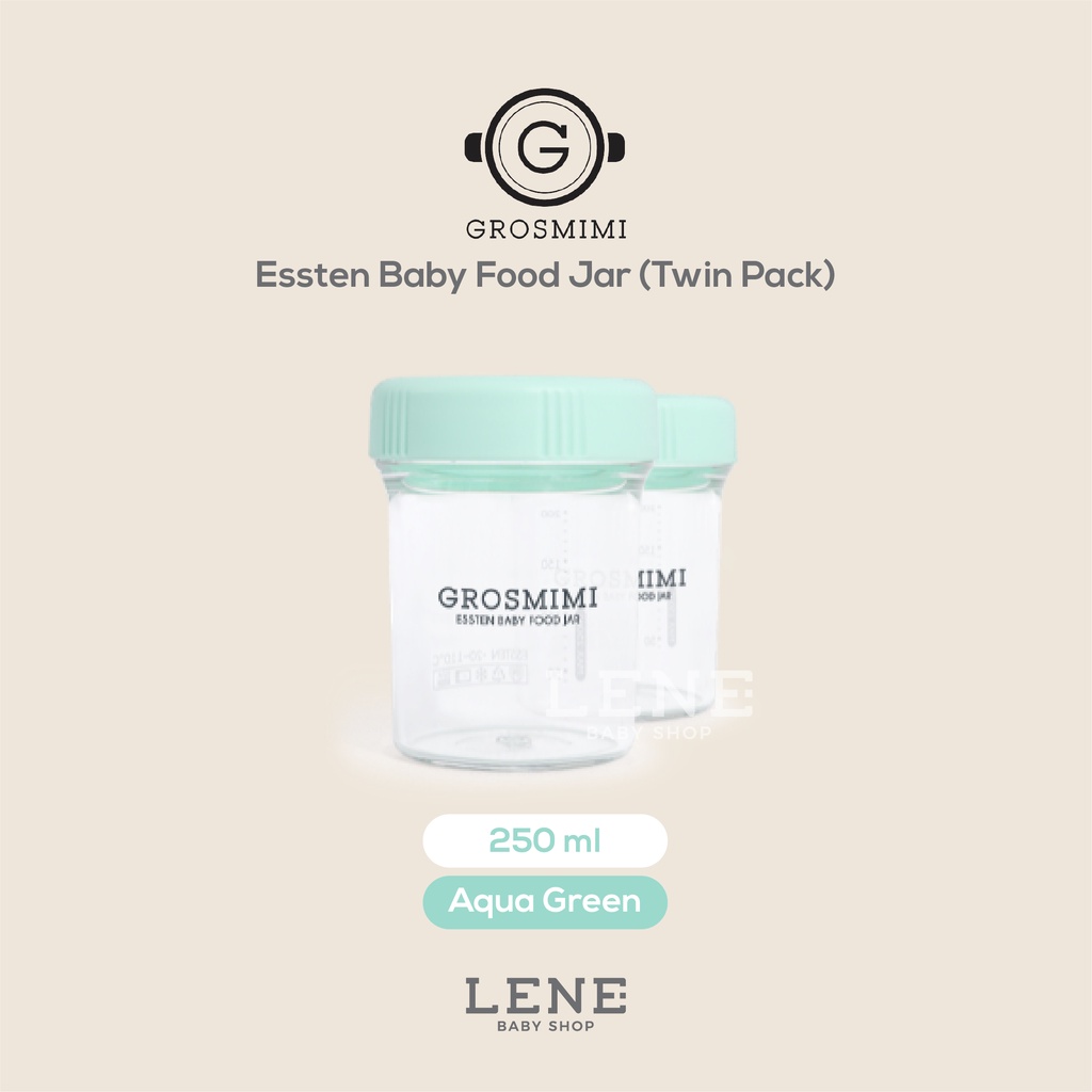 Grosmimi Essten Baby Food Jar 150ml &amp; 250 ml (Twin Pack)