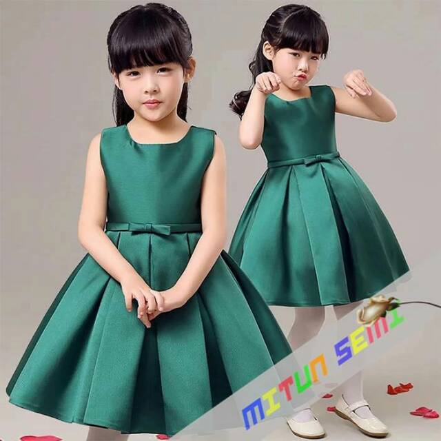 Baju Pesta Bayi Import Premium Hijau Tosca Green Baby P