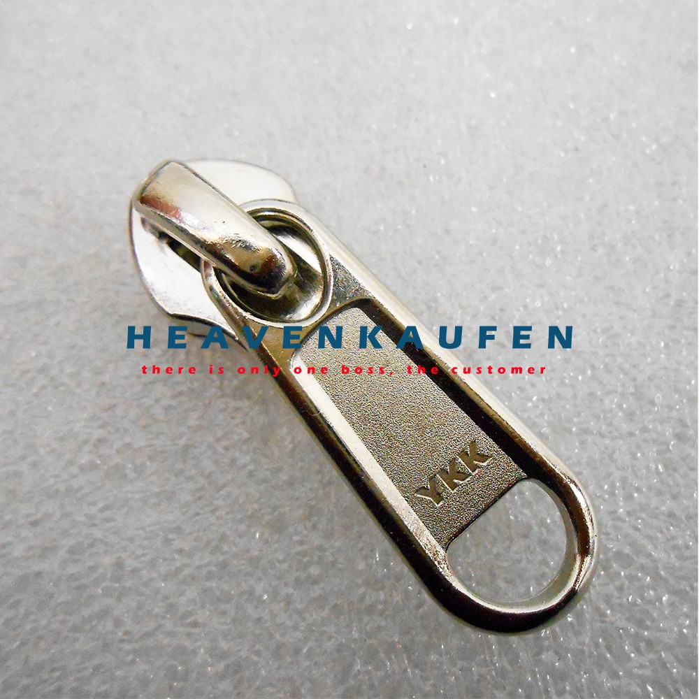 Kepala Resleting No 10 YKK Nikel Silver