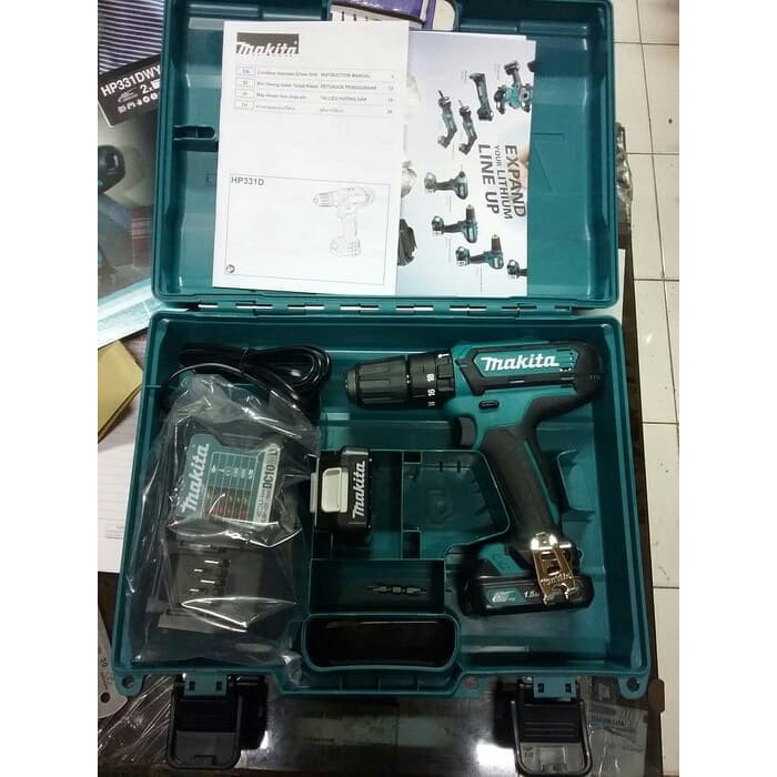 MURAH MESIN BOR CORDLESS MAKITA HP 331 / HP 331 DWYE / HP331 D / HP331D