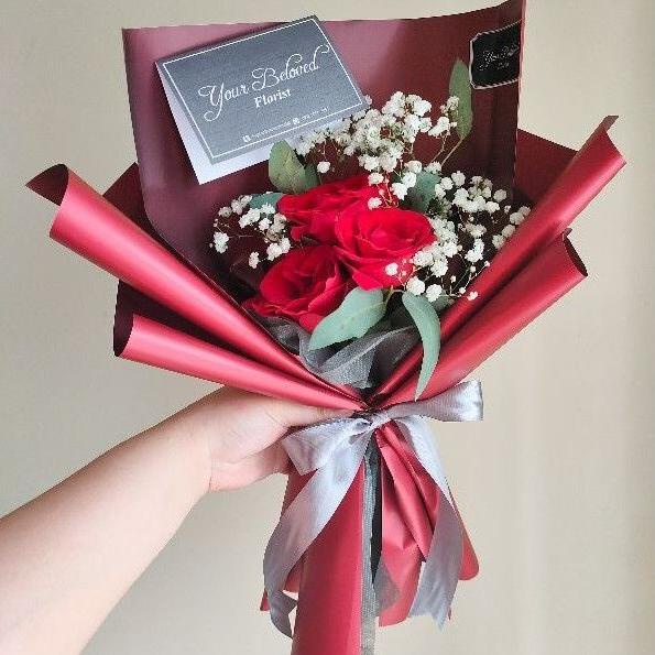 

BUNGA KADO KOREAN ROSE KOREA ASLI VALENTINE SIDANG HADIAH PACAR ALA BO DG654EAFVD
