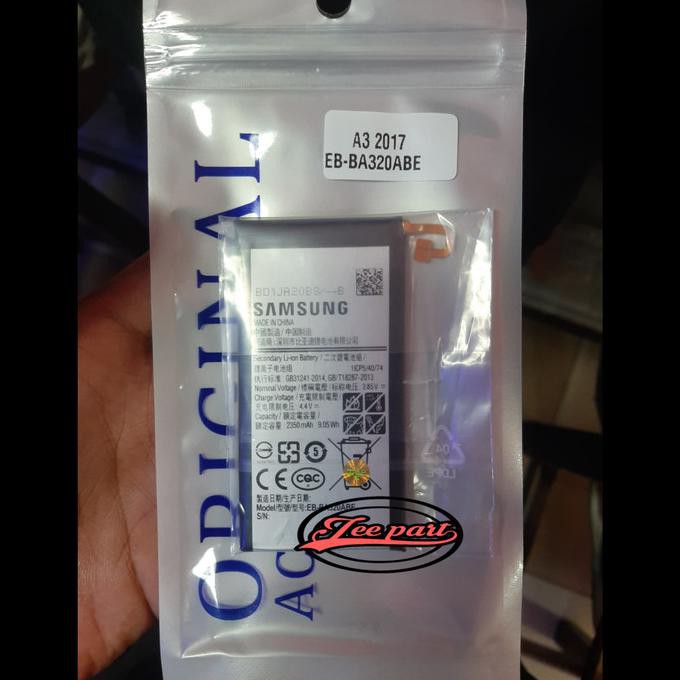 BATRE BATTERY BATERAI SAMSUNG A320 A3 2017