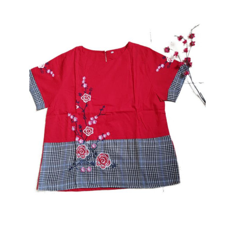 Blouse Bigsize 2L Katun