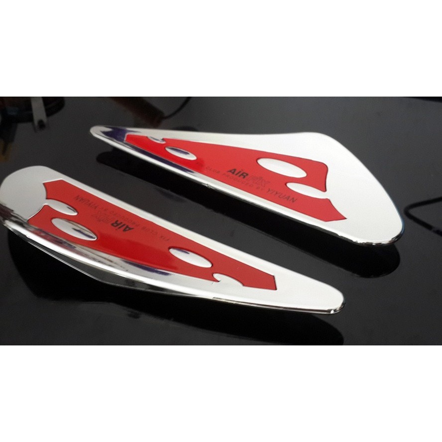 Wiper Visor Sayap Wiper Mobil Racing Merah