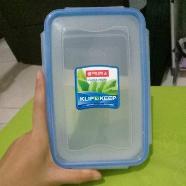 Kotak Makan / Tempat Makan Lion Star Klip To Keep 1301 (950 Ml)