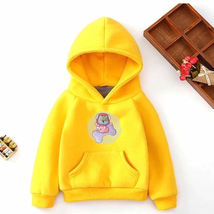 Hoodie Space Dog Sweater Pakaian  Anak M - XXL