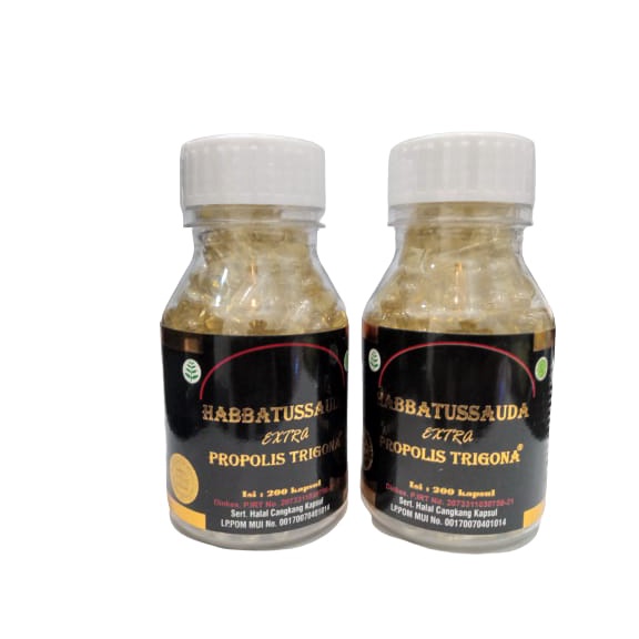 Habbatussaudah ekstra propolis Trigona isi 200 kapsul