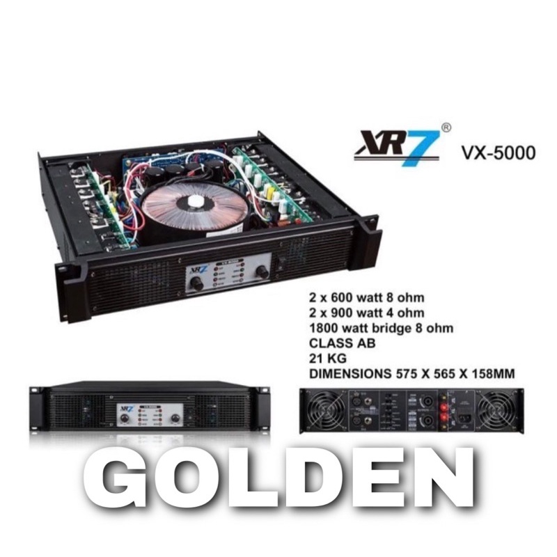 Power XR7 VX 5000 Amplifier Class AB Original Product