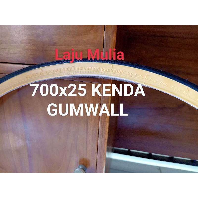 BAN LUAR KENDA 700x25 KENDA GUMWALL