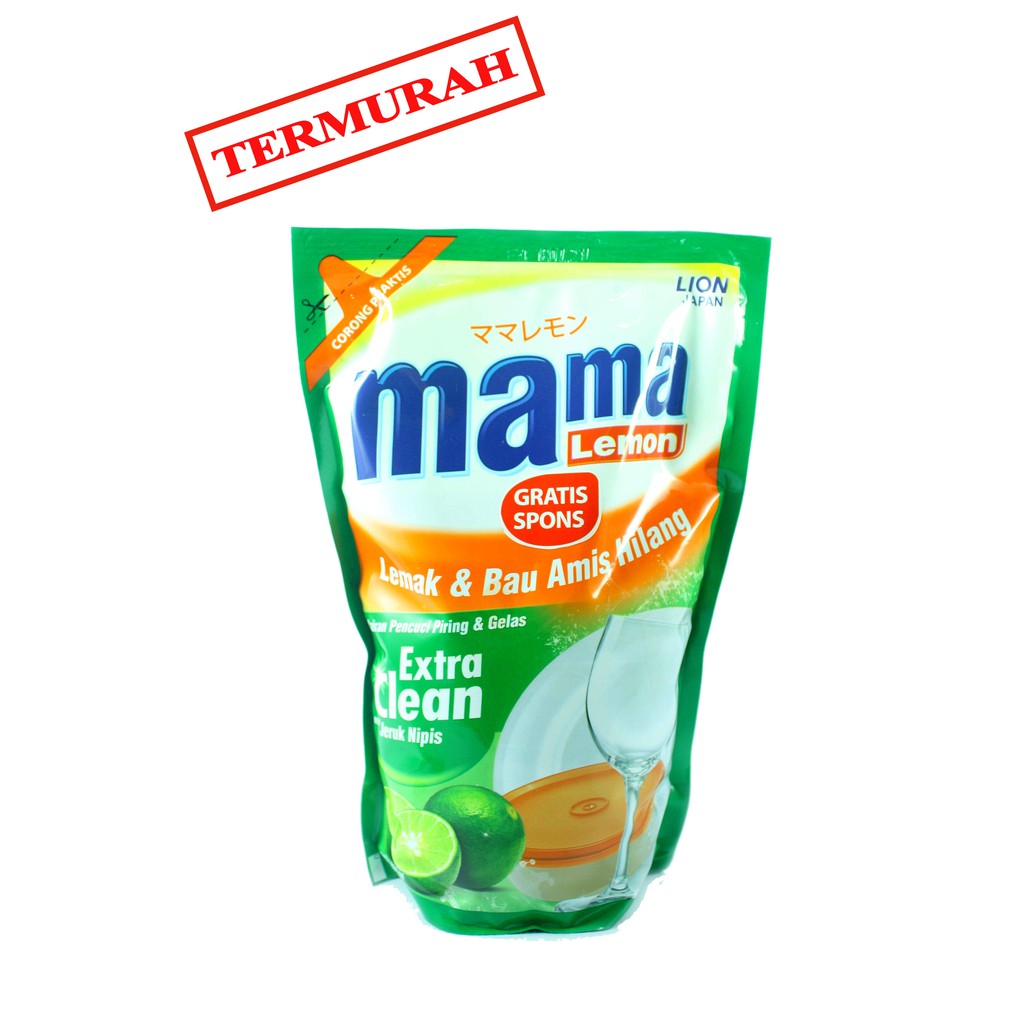 MAMA LEMON EXTRA CLEAN JERUK NIPIS SABUN CUCI PIRING 800 ML