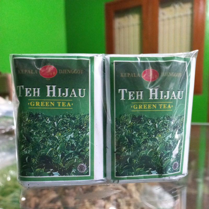 

Teh Hijau tubruk Cap Kepala Djenggot 2 x 45gram