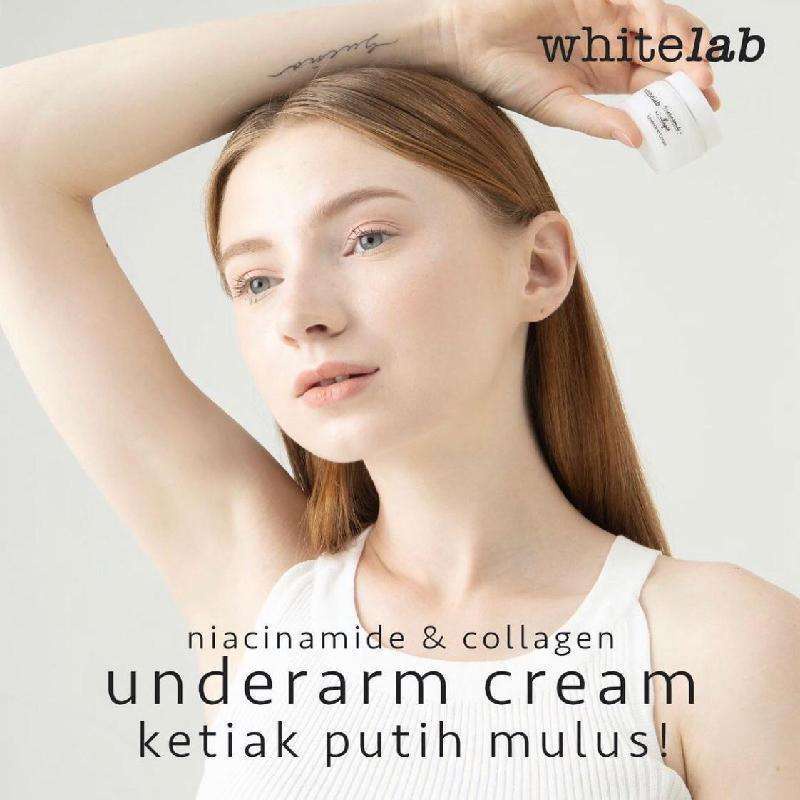 [COD] WHITELAB UNDERARM CREAM Armpit Krim Pemutih Pencerah Kulit Ketiak AMPUH dalam 9 Hari BPOM