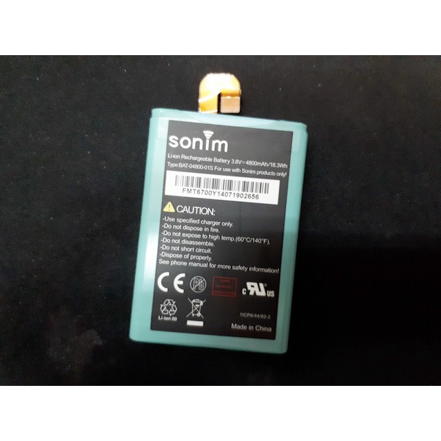 Baterai Hape Sonim XP6 XP6700 XP7 XP7700 Original 100% Copotan 4800mAh