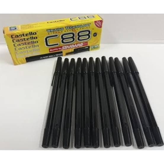 

TULIS-ALAT- PEN STANDARD C88 CASTELLO/PENA BOLPEN BALPOIN PULPEN STANDARD CASTELLO -ALAT-TULIS.