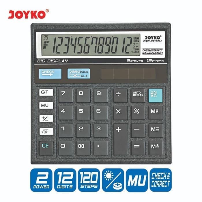 

Calculator / Kalkulator Joyko DTC-1313CH / 12 Digits / Check Correct SHABG