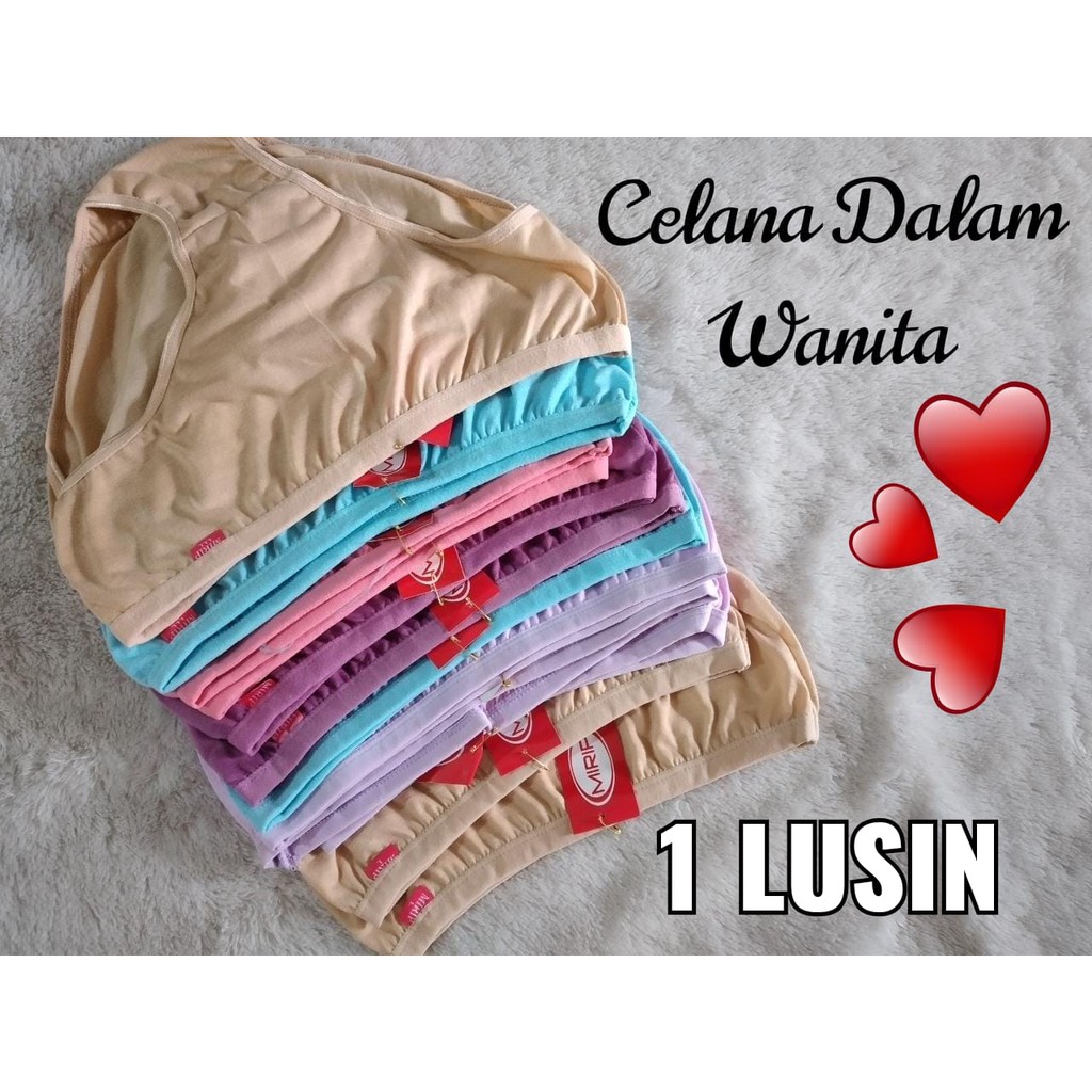CELANA DALAM WANITA 1 LUSIN - CELANA DALAM WANITA MURAH - CELANA DALEM WANITA LUSINAN