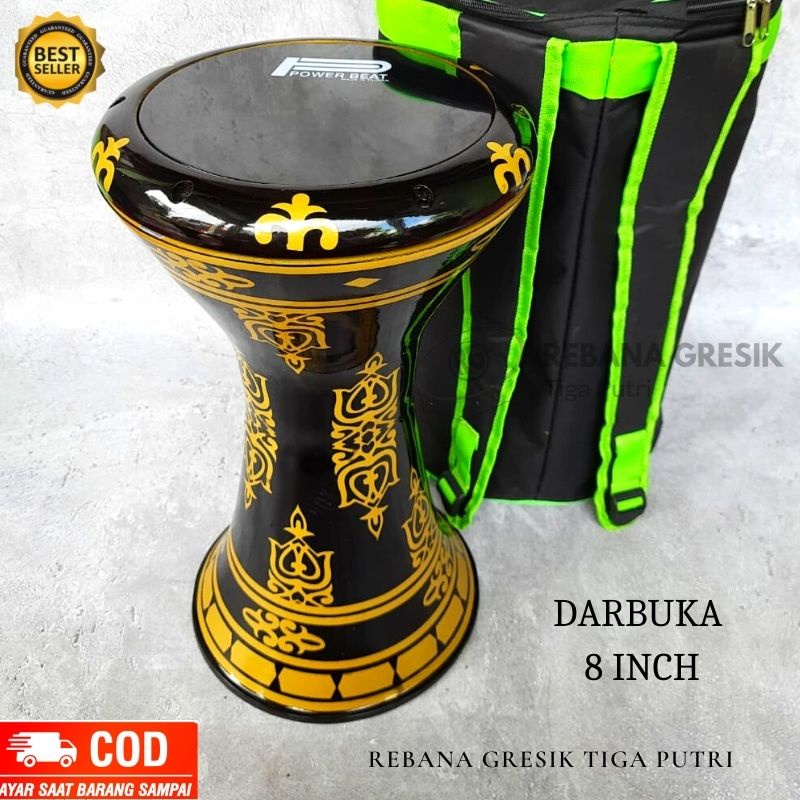 DARBUKA CALTY ALUMUNIUM COR UKURAN 8 IN