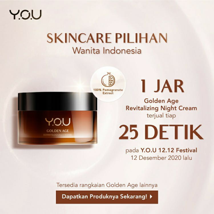 Kosmetik You Golden Age Revitalizing Night Cream 30gr