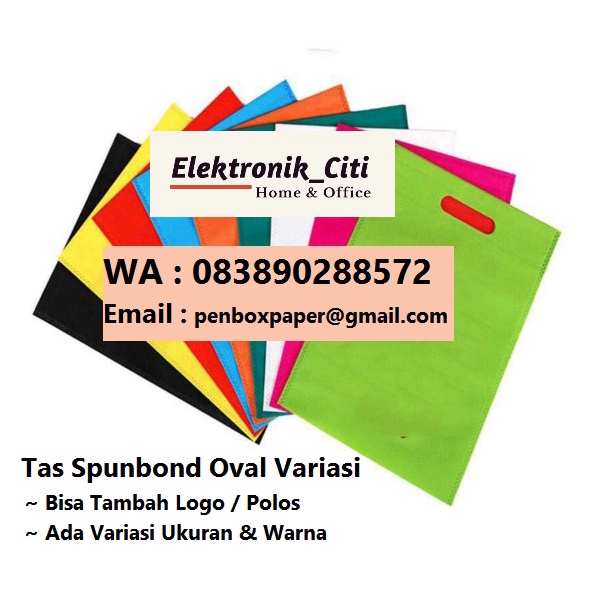 

TAS SPUNBOND GOODIEBAG GOODIE BAG OVAL FURING KAIN VARIASI