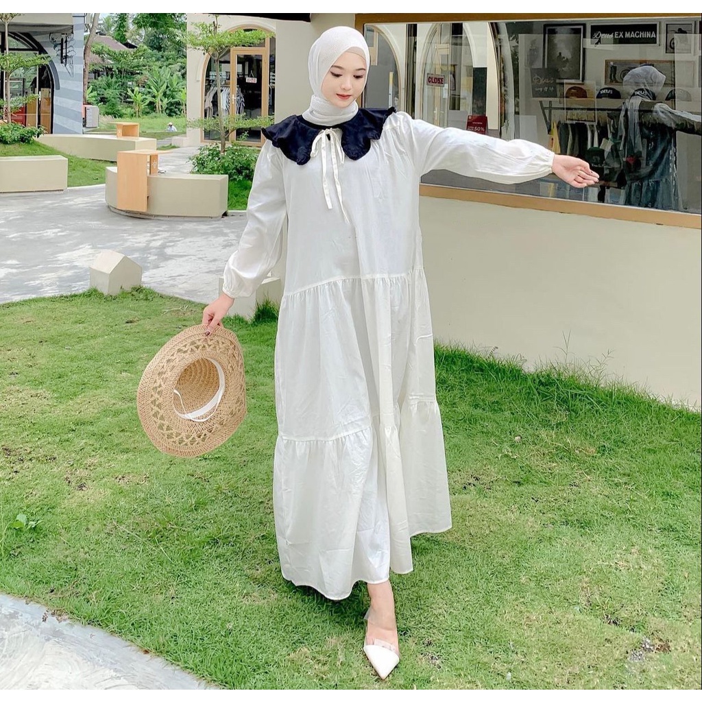 1KG MUAT 3PCS | AVIYA REINA MAXY DRESS RAYON PREMIUM HITS OOTD SELEBGRAM FASHION GROSIR MURAH WANITA TERBEST SELLER