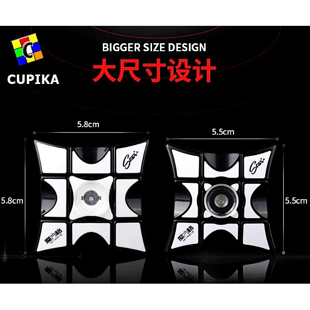 Rubik Qiyi Spinner Mofang ASLI sesuai Gambar