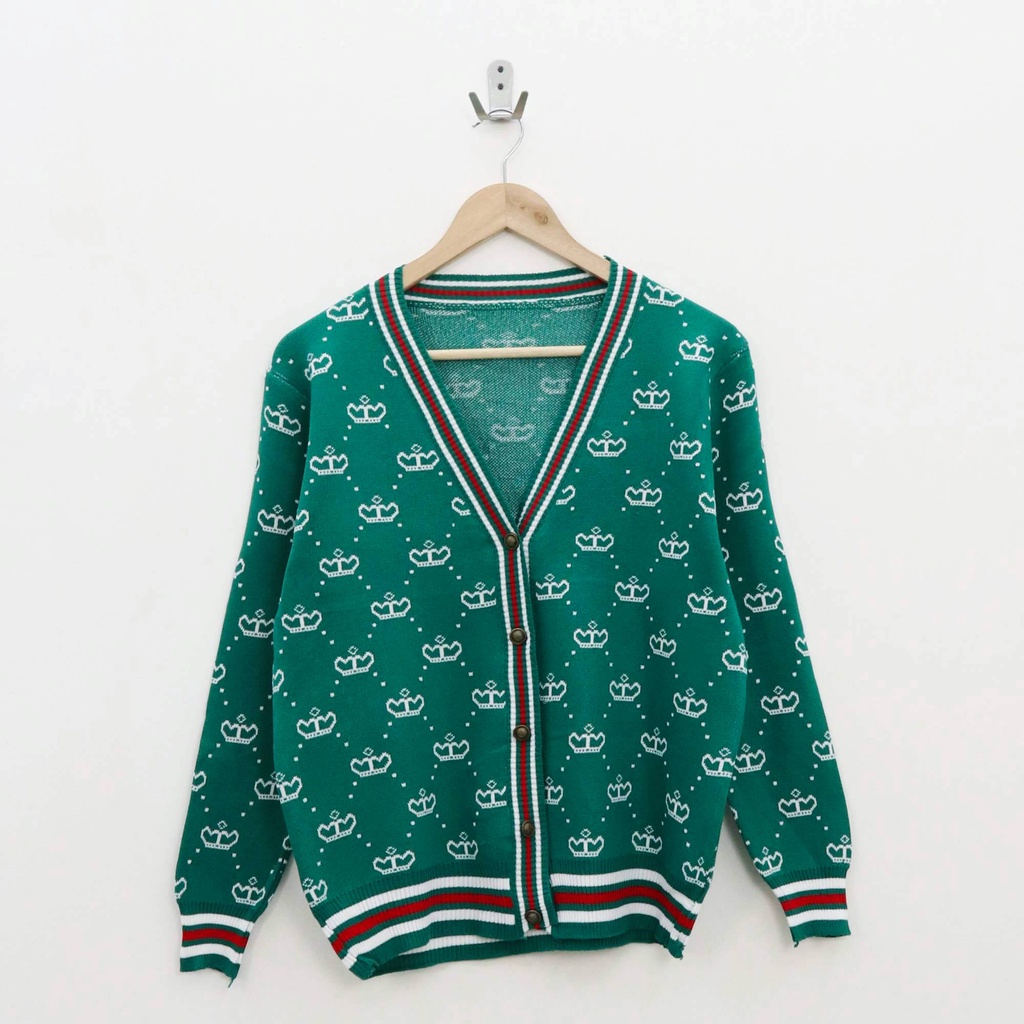 Rown knit cardy - Thejanclothes