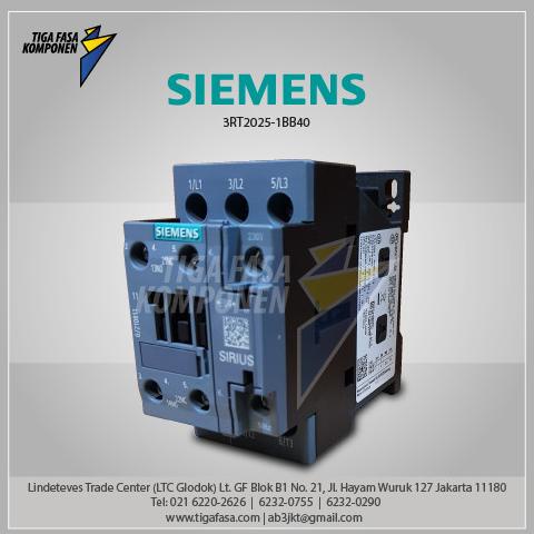 3RT2025-1BB40 Siemens MC-7.5KW 1NO1NC DC24V ada stock