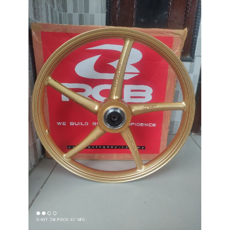velg veleg pelek RCB depan jupiter vega sp 522 17 x 140 set bearing pnp honda gl, mp, tiger