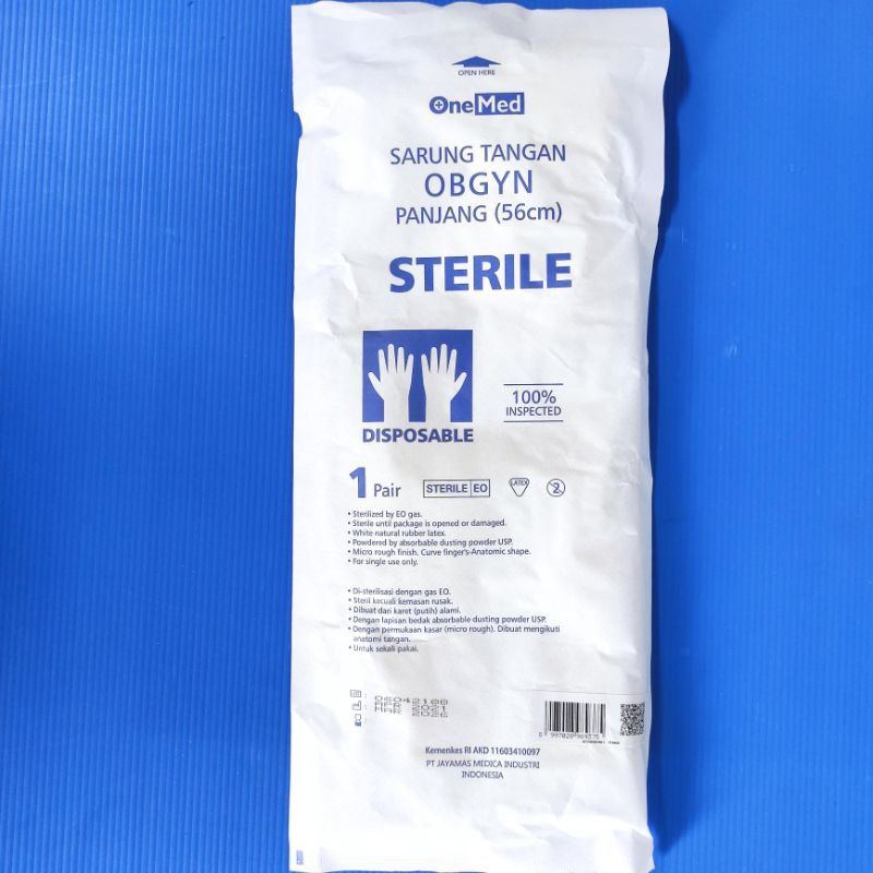 Sarung tangan obgyn steril onemed