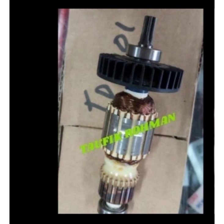 ARMATUR ANGKER ROTOR GULUNGAN DINAMO MESIN BOR MAKITA TIPE TD O1O1 ORI