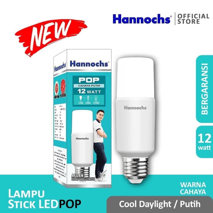 Lampu LED Hannochs POP stick 12w 12 watt