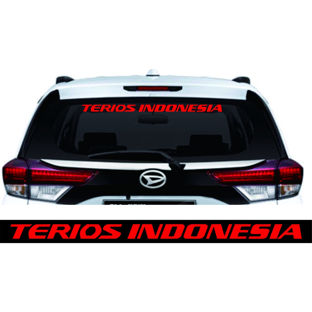 stiker kaca belakang mobil terios