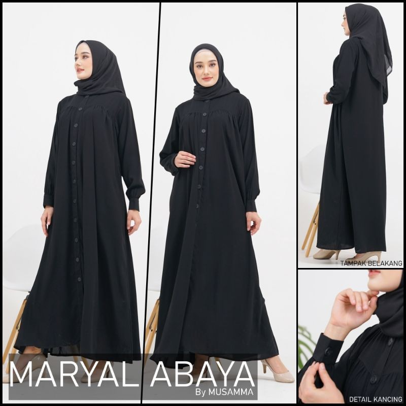 MUSAMMA Maryal Abaya Premium Ori