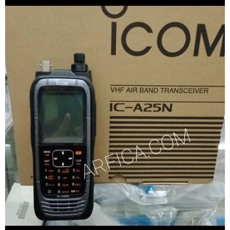 JUAL HT ICOM IC-A25N AIR BAND VHF ORI ICOM AIR BAND IC A25N