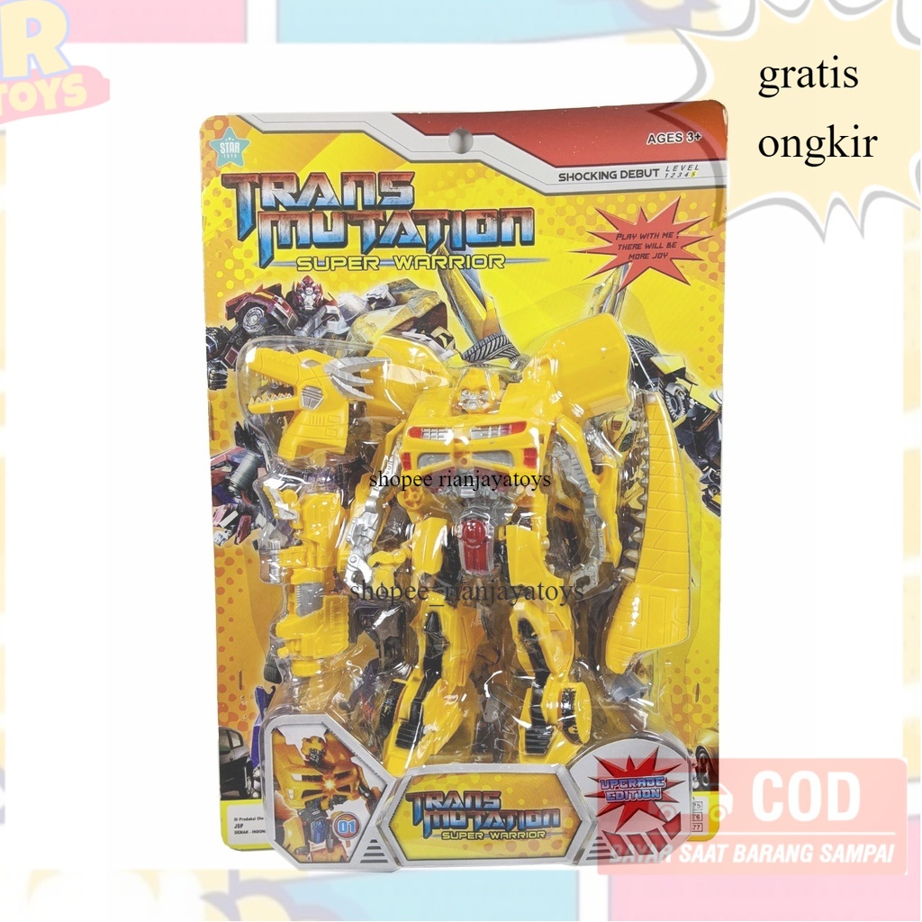 Mainan Robot Transmutation / Mainan anak Robot-Robotan / Mainan Robot Jadi Mobil