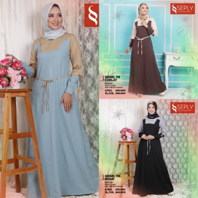 Seply Gamis Wanita Dewasa / Gissel 119