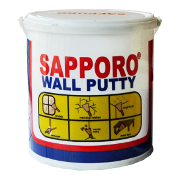 Wall Putty Sapporo 5 Kg (Plamir / Dempul Tembok)