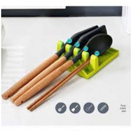 Tatakan Tutup Panci Sodet Spatula Holder Alat Masak Rak Dapur Kitchen Rack