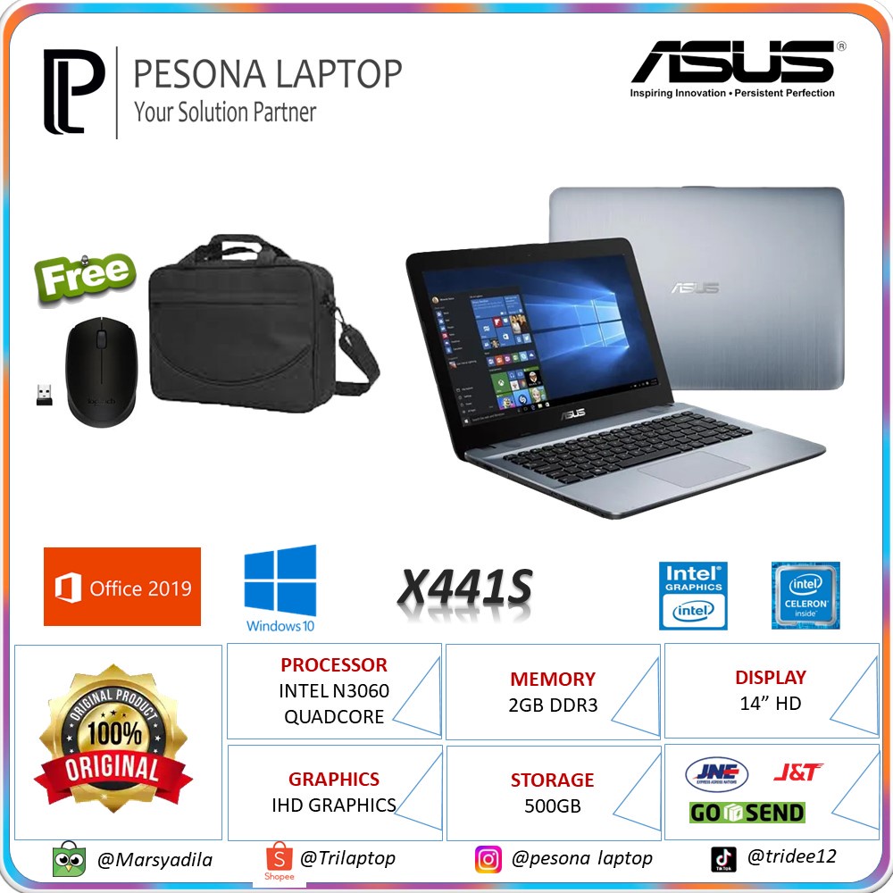 BEST SELLER [Bisa Cicilan] LAPTOP ASUS VIVOBOOK INTEL GENERASI 6 BEST SELLER