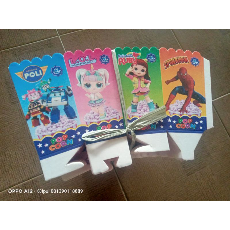

Kertas popcorn ukuran 9*5