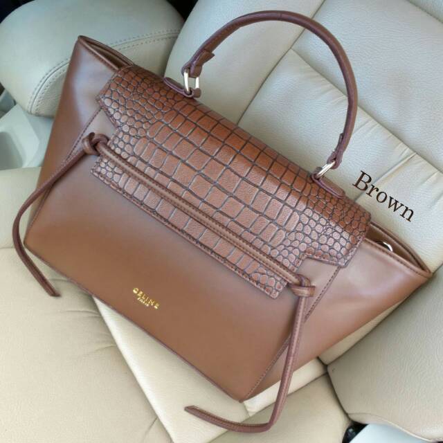 TAS CELINE BELT CROCO