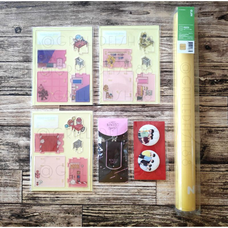 [CEK VARIASI] BTS 4th 5th Muster LY Japan JP ONEUL Acrylic Standee Keyring Poster Badge Lucky Box