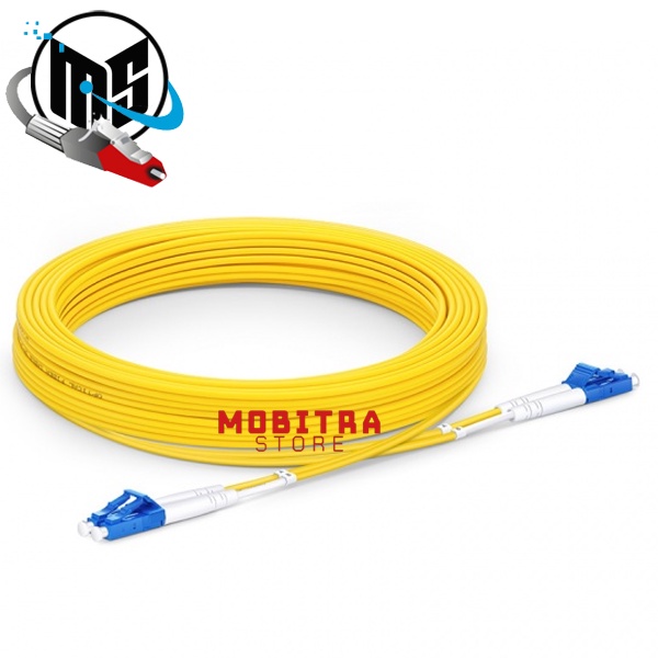 Patch Cord LC-LC SM 15m | Fiber Optic LC/UPC-LC/UPC Single Mode Duplex 15 Meter