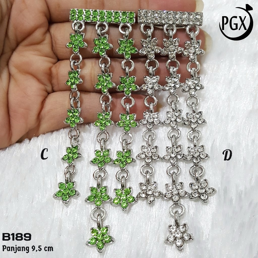 PGX Bross Hijab Bros Dagu Juntai Panjang Aksesoris Jilbab - B189