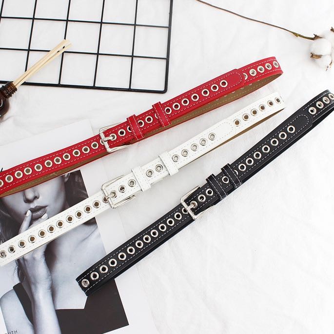 Ikat Pinggang Kulit Pu Lembut Casual Untuk Wanita/ Ikat Pinggang Casual Wanita PU Fashion Wanita