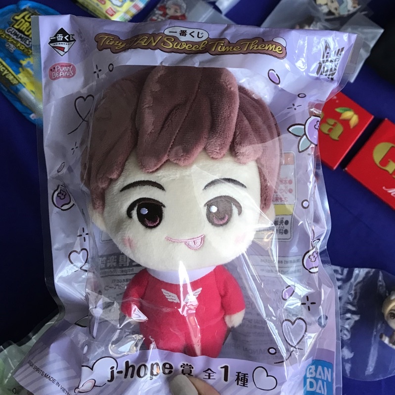 Official TinyTAN Sweet Time Plush Doll J-Hope