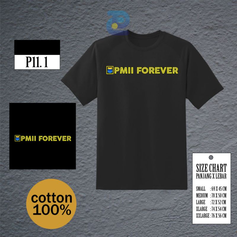 Kaos PMII | Tshirt PMII | Halus | Nyaman | Sablon DTF