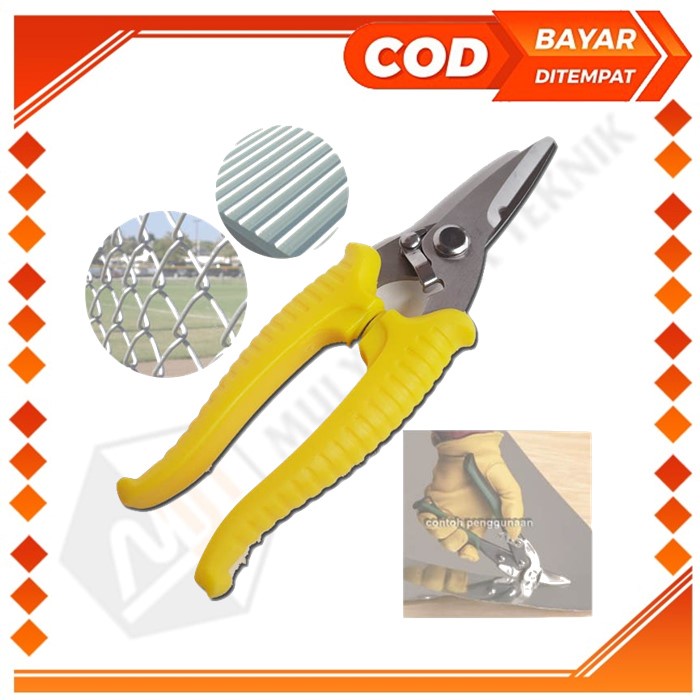 

Gunting Baja Ringan Super Tajam Original Plat Baja Lurus Bisa Buat Seng