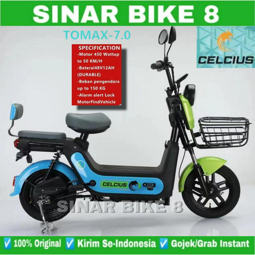 Sepeda Listrik CELCIUS TOMAX 7.0 Electric E Bike